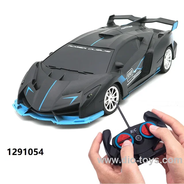 1:18 RC racing car with battery in window box