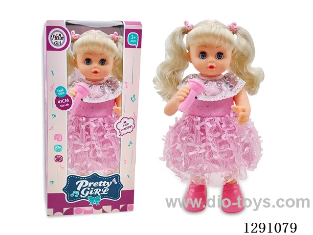 16-inch B/O Doll - With Lights/Singing/Walking (41CM)