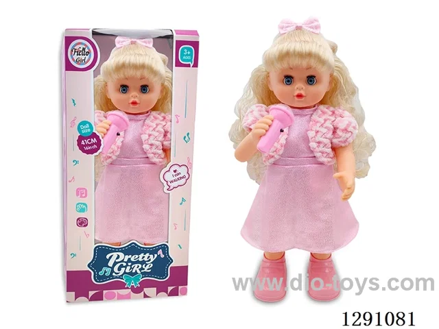 16-inch B/O Doll - With Lights/Singing/Walking (41CM)