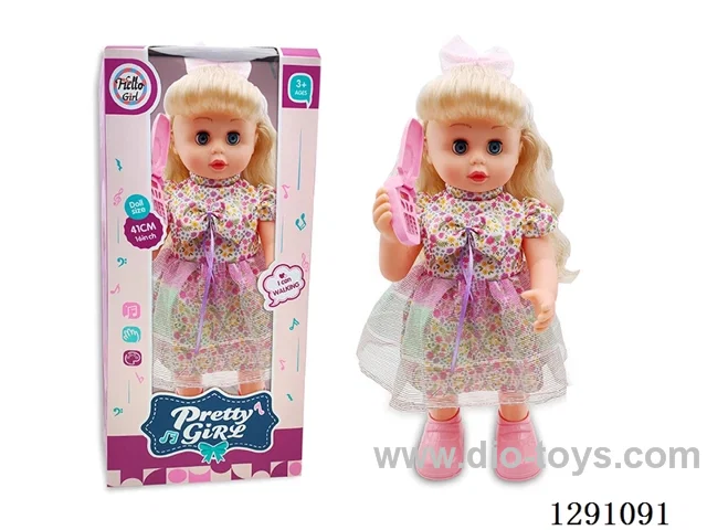 16-inch B/O Doll - Makes Phone Calls /Singing/Walking (41CM)