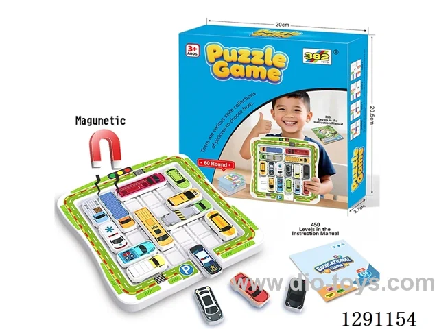 DIY Magnetic Board Game: Parking Challenge - Parking Lot - Instruction Manual