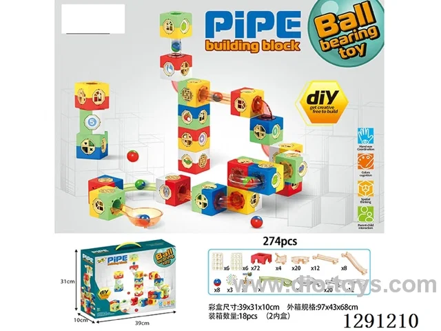 Square Pipe Building Blocks 274PCS