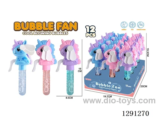 Bubble Mini Fans, 12PCS 3 Colors
