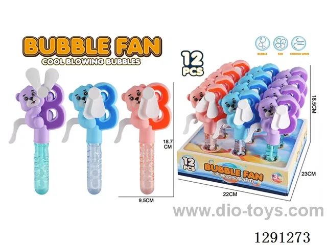 Bubble Fans, 12PCS 3 Colors