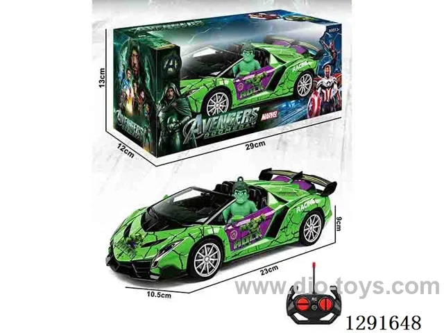 1:18 4ch rc car with light not included battery