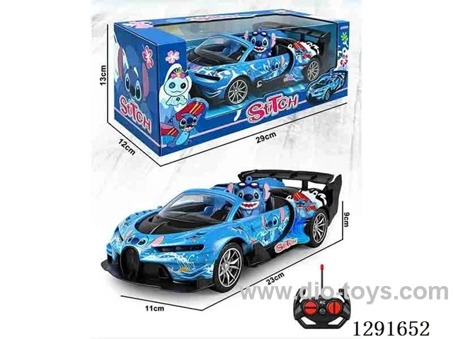 1:18 4ch rc car with light not included battery
