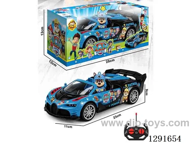 1:18 4ch rc car with light not included battery