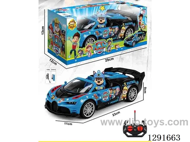 1:18 4ch rc car with light included battery