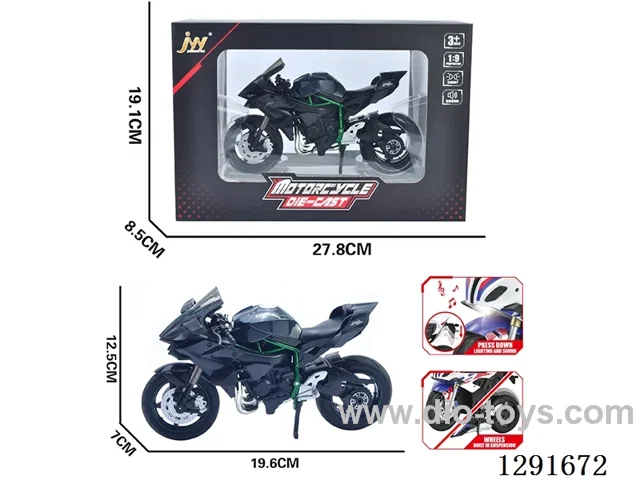 Simulation Alloy Motorcycle W L/M