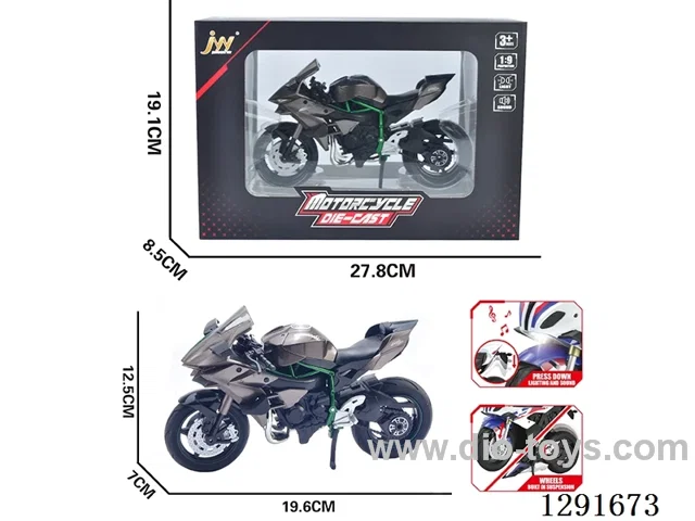 Simulation Alloy Motorcycle W L/M