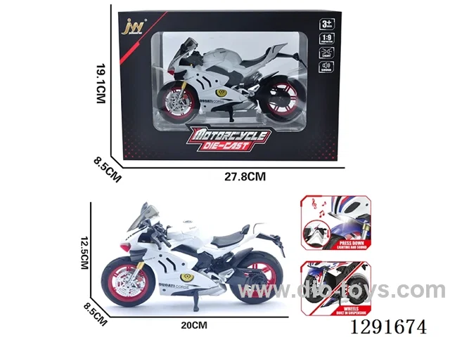 Simulation Alloy Motorcycle W L/M