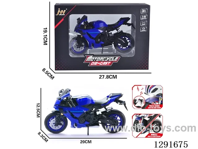 Simulation Alloy Motorcycle W L/M