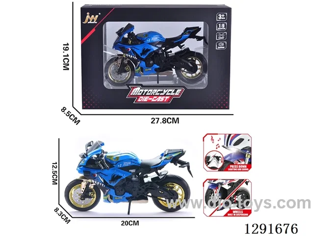 Simulation Alloy Motorcycle W L/M
