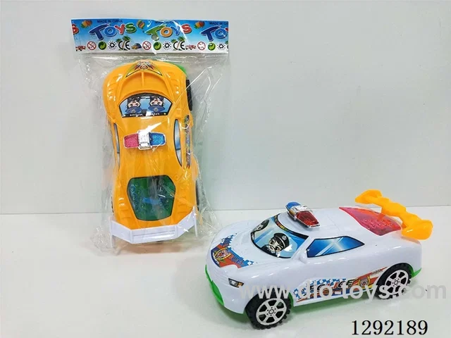Pull-String Police Car with Lights