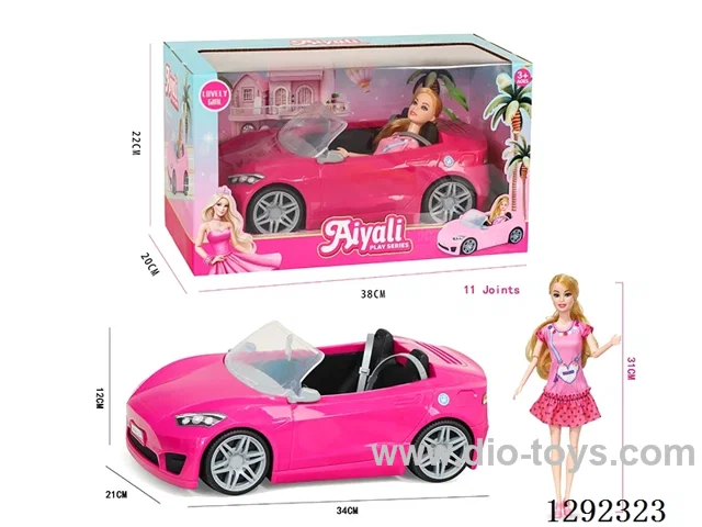 Barbie + car set