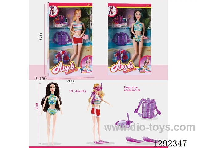 11.5 inch Barbie set 2 mixed
