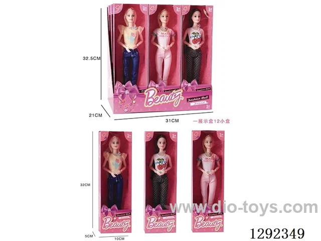 11-inch 11-Joint Solid-Body Barbie 12PCS