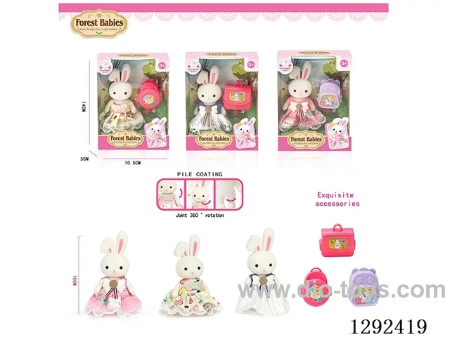 Rabbit Scene Set 3 mixed