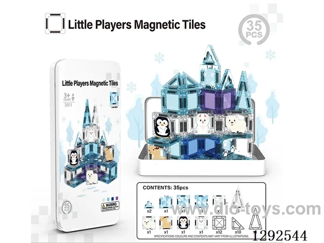 3.75CM Magnetic Tiles, 35PCS