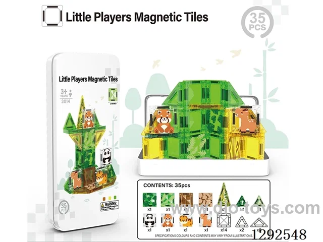 3.75CM Magnetic Tiles, 35PCS