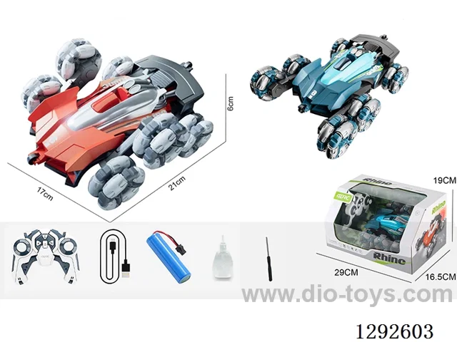 6-wheel 6ch RC stunt car - Single Mode