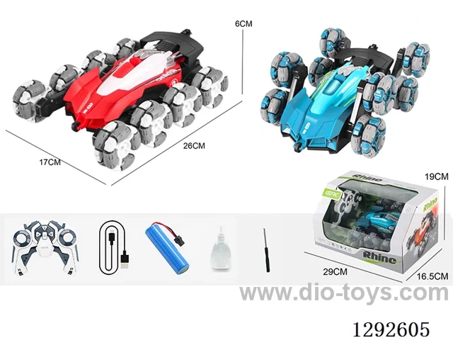 8-wheel 8ch RC stunt car - Single Mode