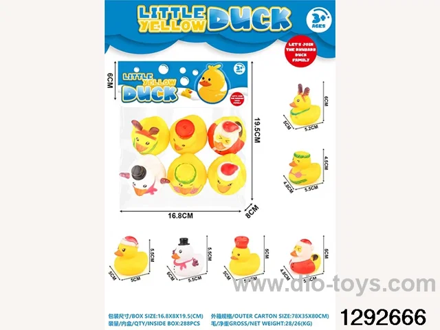 6pcs  Christmas duck