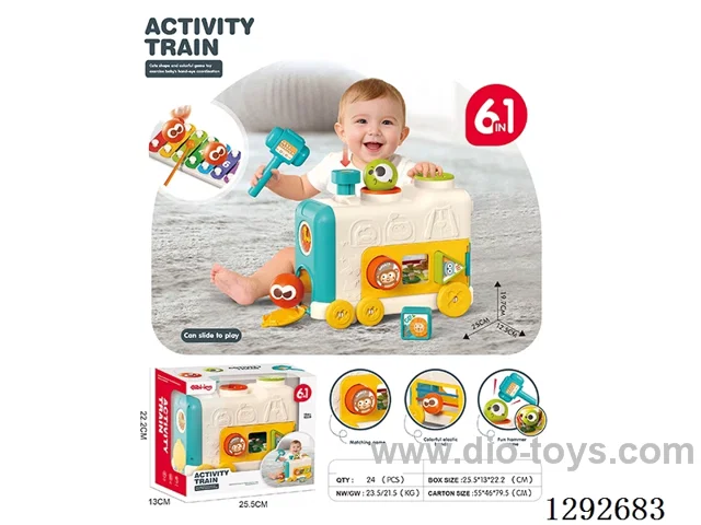 Train Marble Xylophone Stacking Toy