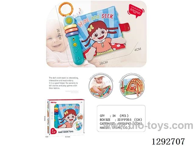 Peek-a-Boo Musical Cloth Book
