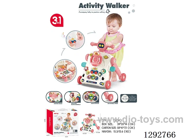 Multi-Functional Walker  3-in-1 (Pink)