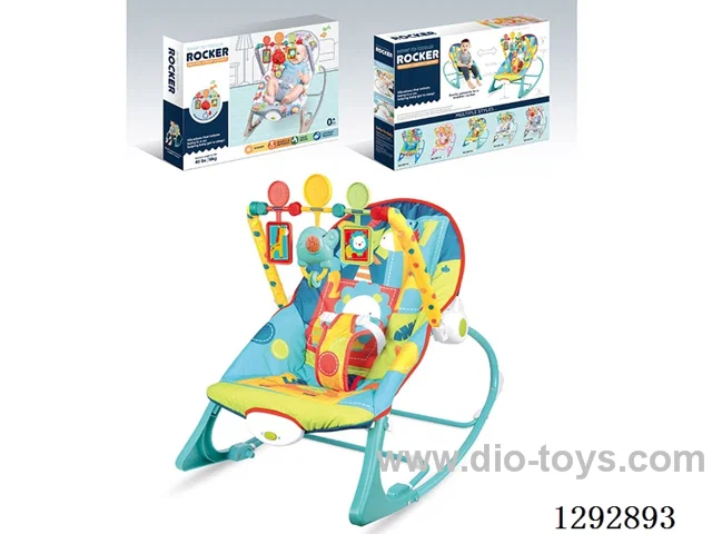 Electric Vibrating Musical Rocking Chair / Blue