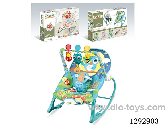 Electric Vibrating Musical Rocking Chair / Blue