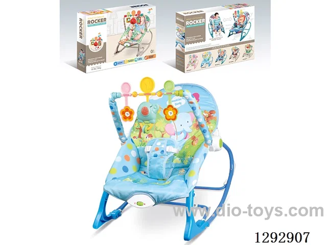 Electric Vibrating Musical Rocking Chair / Blue