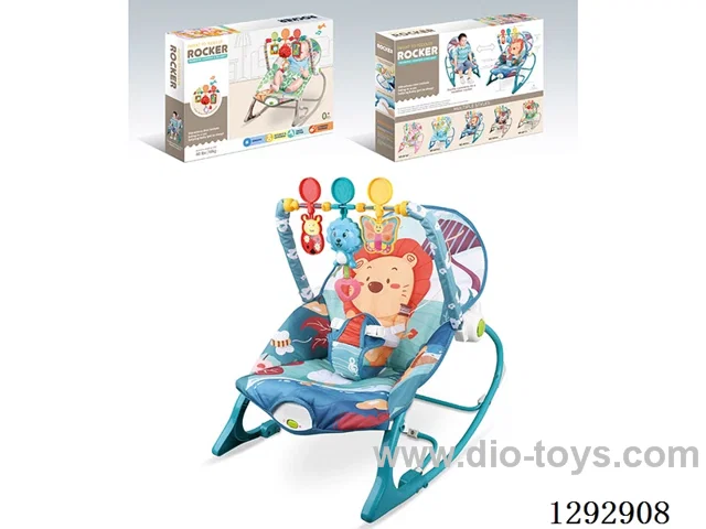 Electric Vibrating Musical Rocking Chair / Blue