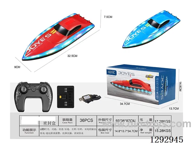 Dual-Prop Remote-Control Boat