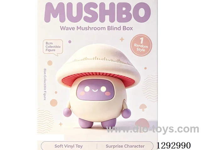 Denpa Mushroom Plush Toy, 8 cm