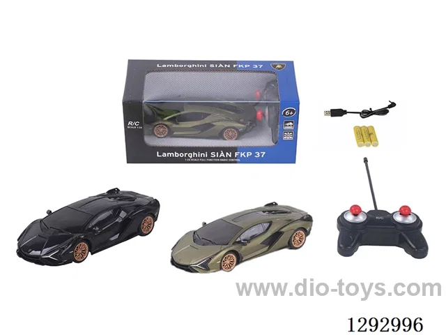 1:24 4ch authorized Lamborghini Sian with light included battery 2 colors.
