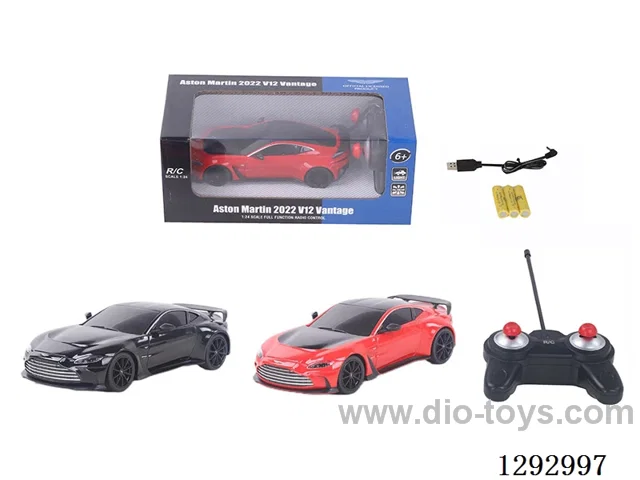 1:24 4ch authorized Aston Martin 2022v12 with light included battery 2colors.