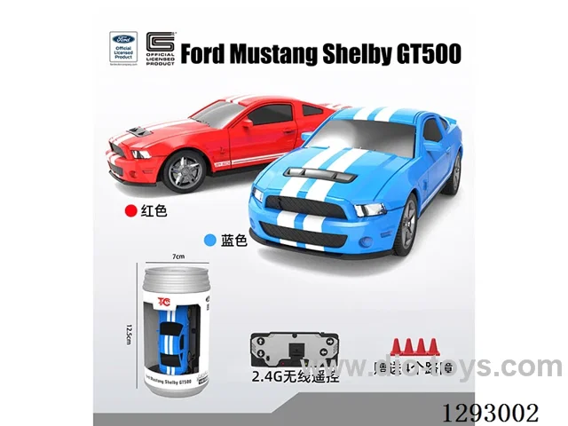 1:60 4ch authorized Ford mustang (2.4g) with light included battery 2 colors.