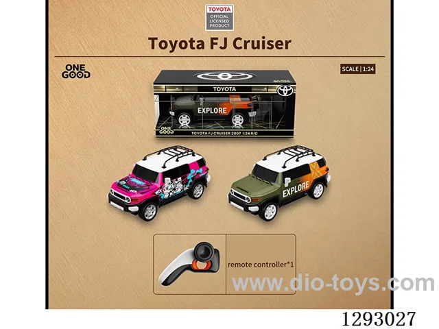 1:24 4ch authorized remote control of Toyota Cool Road Ze (2.4g) with light not included battery 2 colors.