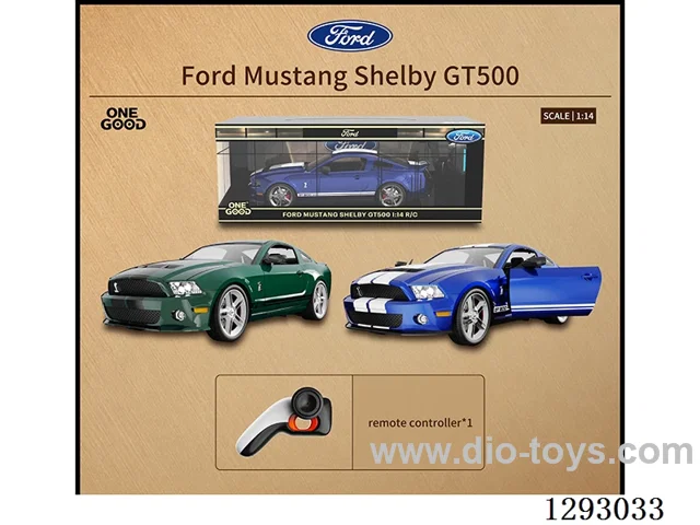 1:14 4ch authorized remote control of Ford GT500 (2.4g) with light not included battery 2 colors.