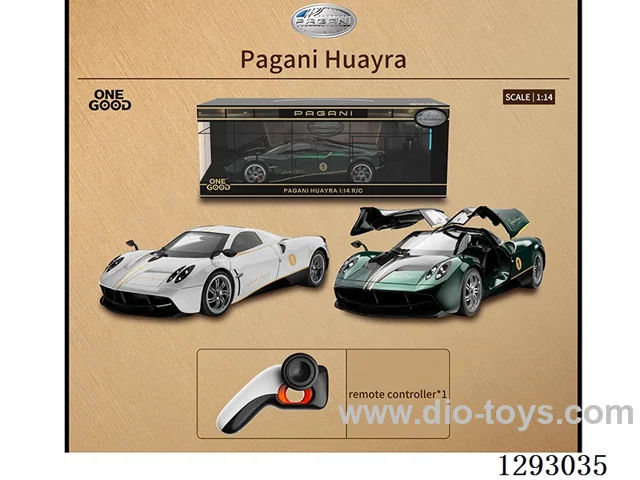 1:14 4ch authorized remote control of pagani (which can open the door) (2.4g) with light not included battery 2 colors.