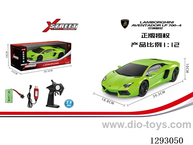 1:12 2.4G Lamborghini Aventador LP700-4 (Officially Licensed) with Light included battery