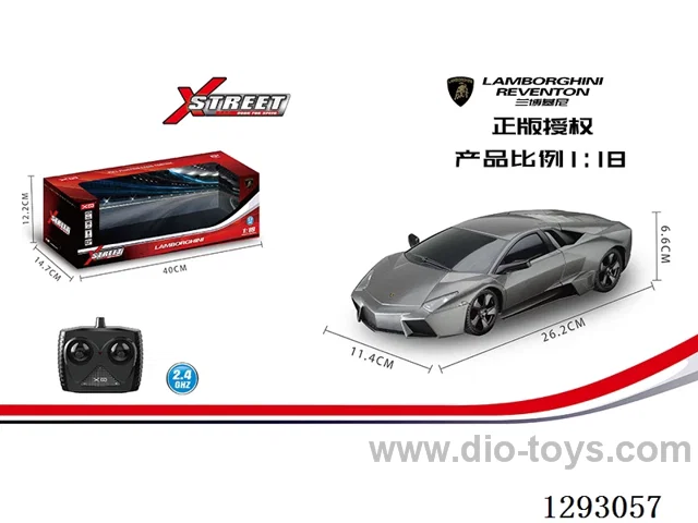 1:18 2.4G Lamborghini Reventon Supercar (Officially Licensed) with light not included battery