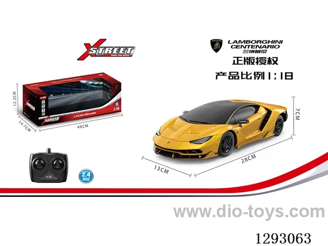 1:18 2.4G Lamborghini Centenary (Officially Licensed) with light not included battery