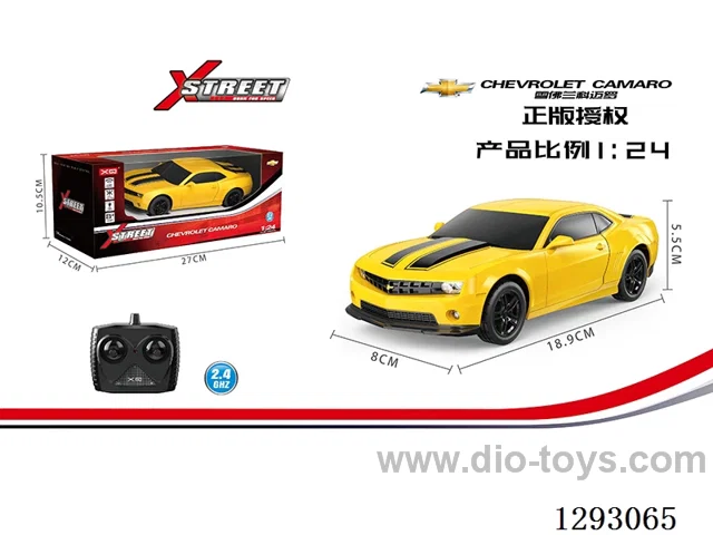 1:24 2.4G Camaro (Officially Licensed) with light not included battery