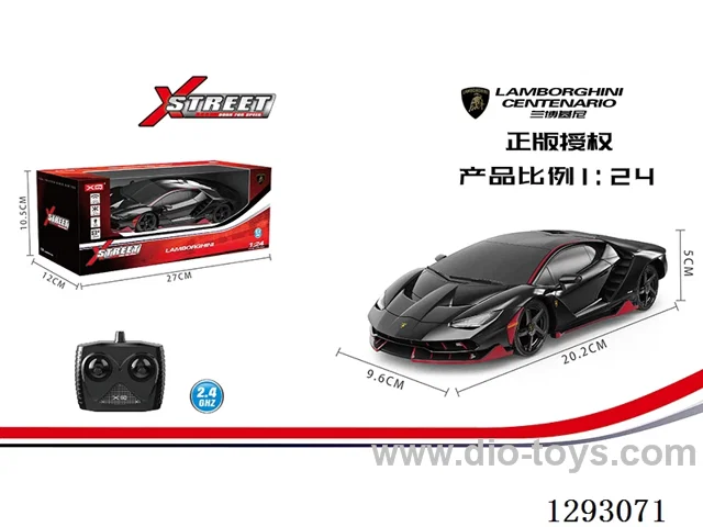 1:24 2.4G Lamborghini Centenary (Officially Licensed) with light not included battery