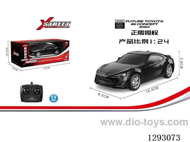 1:24 2.4G Toyota 86 (Officially Licensed) with light not included battery