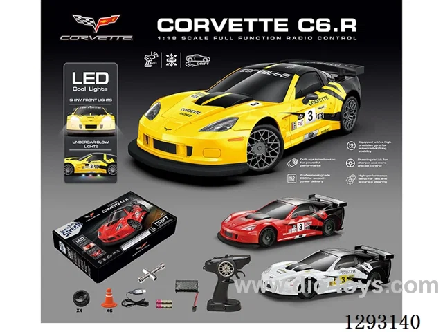 1:18 RC Car Corvette Drift included battery