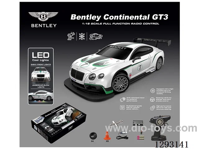 1:18 RC Car Bentley GT3 Drift included battery